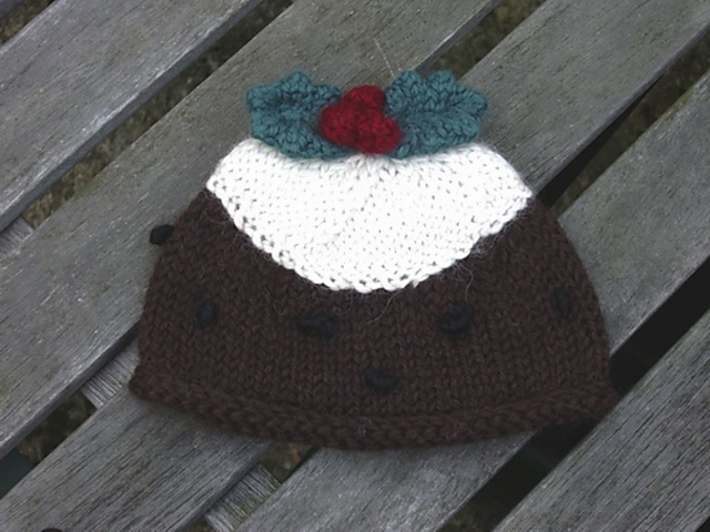 Christmas Pudding Baby Hat
