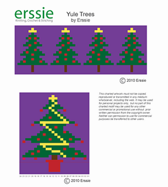 Yuletide Charts: Yule Trees