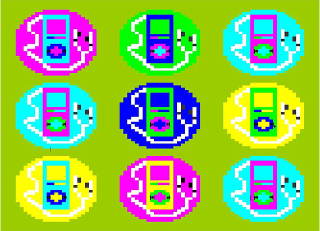 Pop Art MP3 Players Pillow