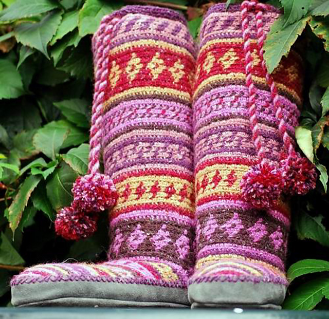 Crochet Slipper Socks