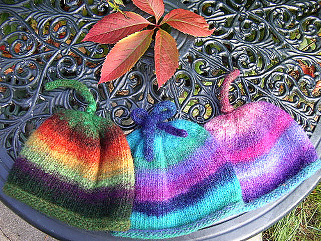 Hand Felted Baby Beanies