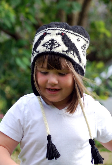 Poe Earflap Hat with Ravens
