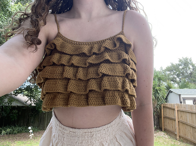 Ruffle Crop Top