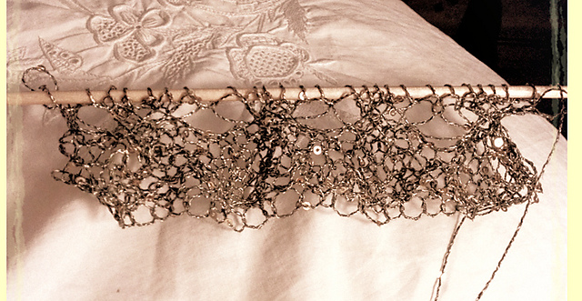 Sequined X Scarf
