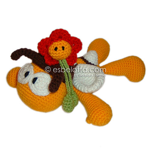 Cute'n'Cuddly Bumble Bee & Flower Pal