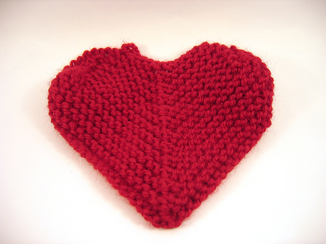 Ravelry: Heart Patches pattern by Elizabeth Zimmermann