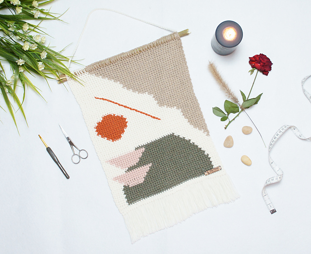 Abstract Mound Wall Hanging
