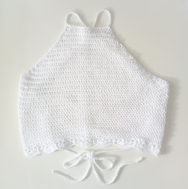 Lace Edge Crop Top