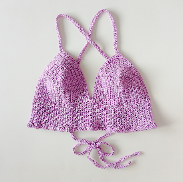 Purple Berry Bra Top