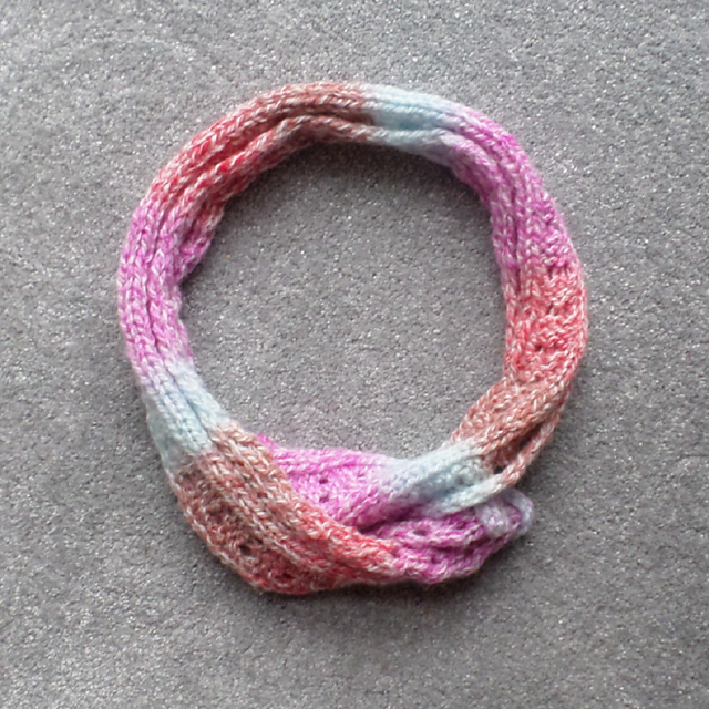 Double Eyelet Scarf