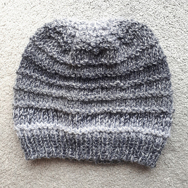 Charcoal Marble Hat