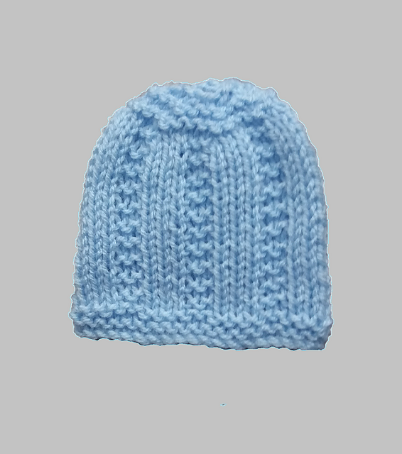 Preemie Blue Hats
