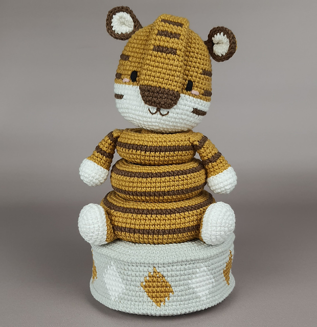 Stacking Toy Tiger