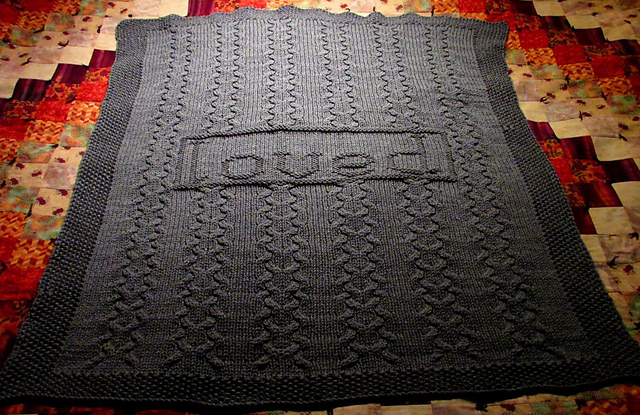 Ravelry: Loved knit baby blanket pattern by Dixie L. Segrin