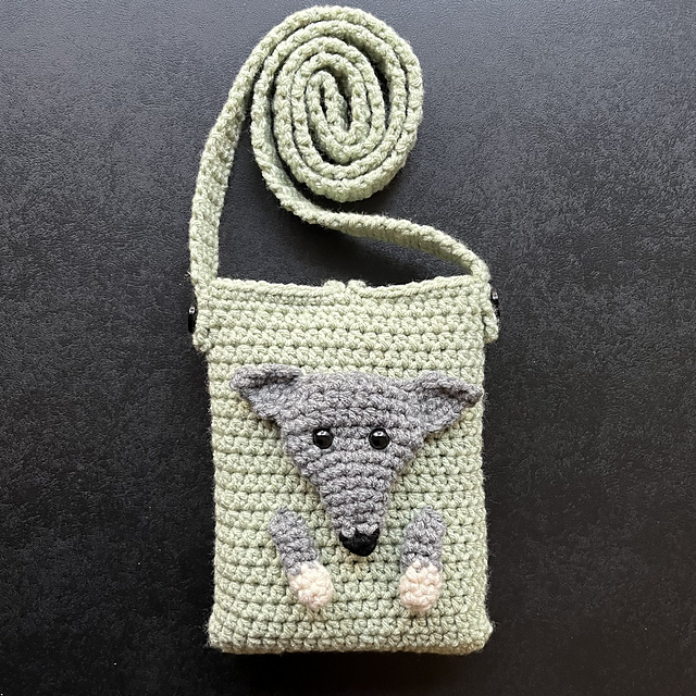 Dog Crossbody Purse Phone Pouch bag
