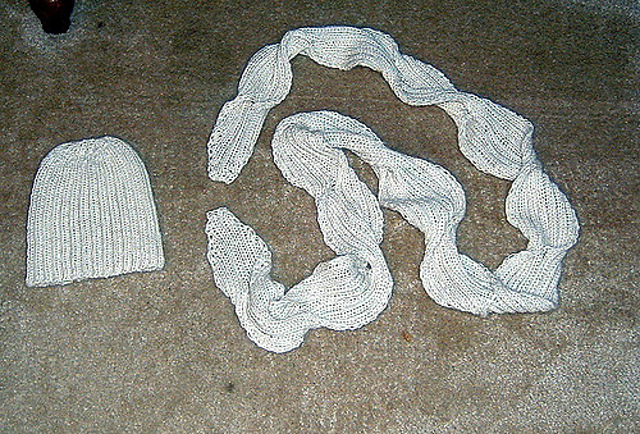 Cable Rib Scarf
