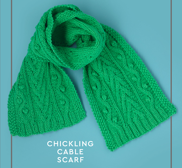 Chickling Cable Scarf