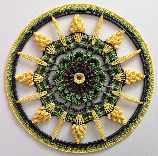 Tender Touch of Sunbeams Mandala