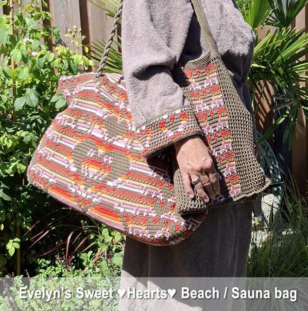 Evelyn's Sweet ♥Hearts♥ Beach / Sauna bag
