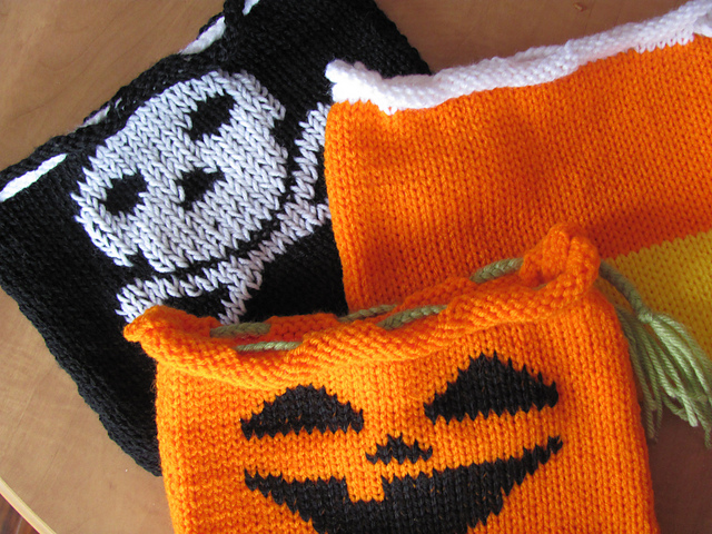 Ravelry: Quick & Easy Halloween Trick or Treat Bags Set of 4 Patterns ...