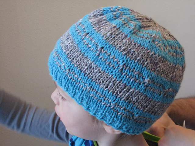 Kids' Blue Ice Beanie