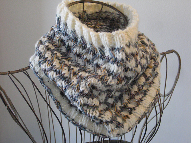 Diagonal Weave Cowl