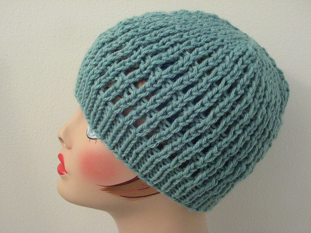 Slip-Stitch Mesh Hat
