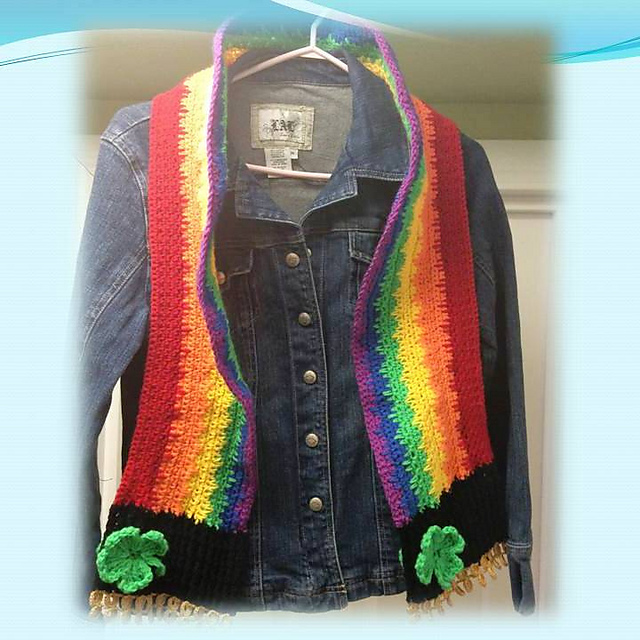 End of the Rainbow Scarf