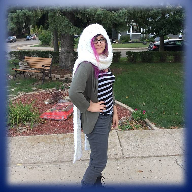 Winter Wonderland Hooded Scarf
