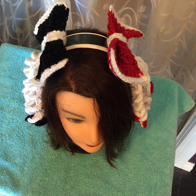 Harlequin Hair Bows
