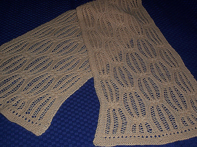 Lacy Cables Shawl