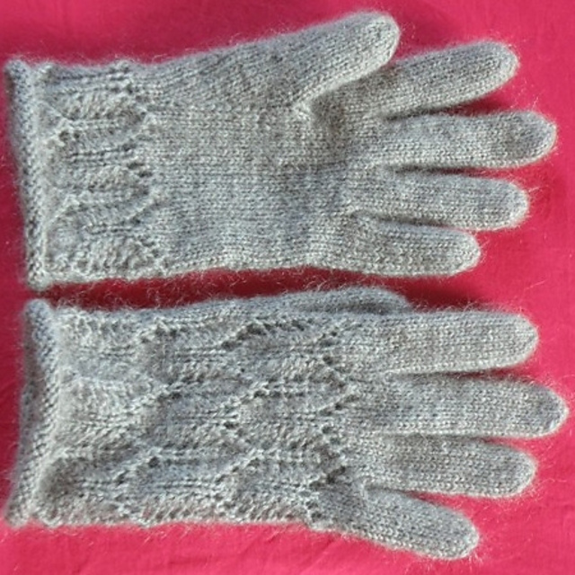 Elegante Mohairhandschuhe