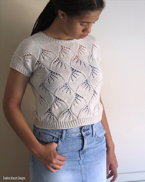 ◎新品◎★ルミニョン★diagonal check papillon knit★ PATT_Magnolia_Front_1_copy_med
