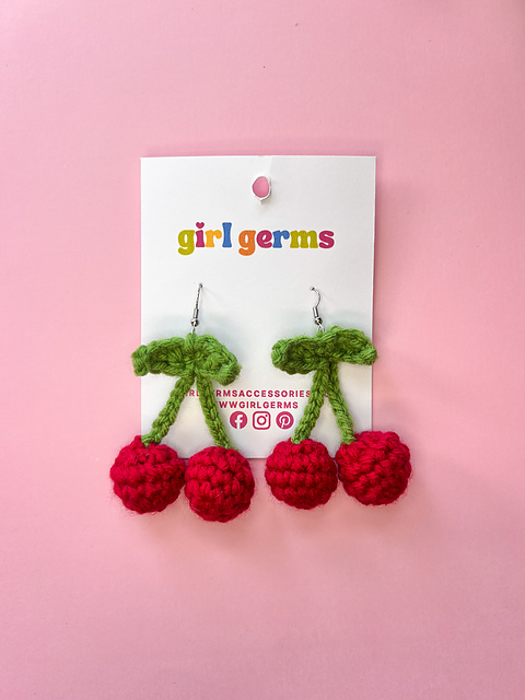 Easy Cherry Earrings