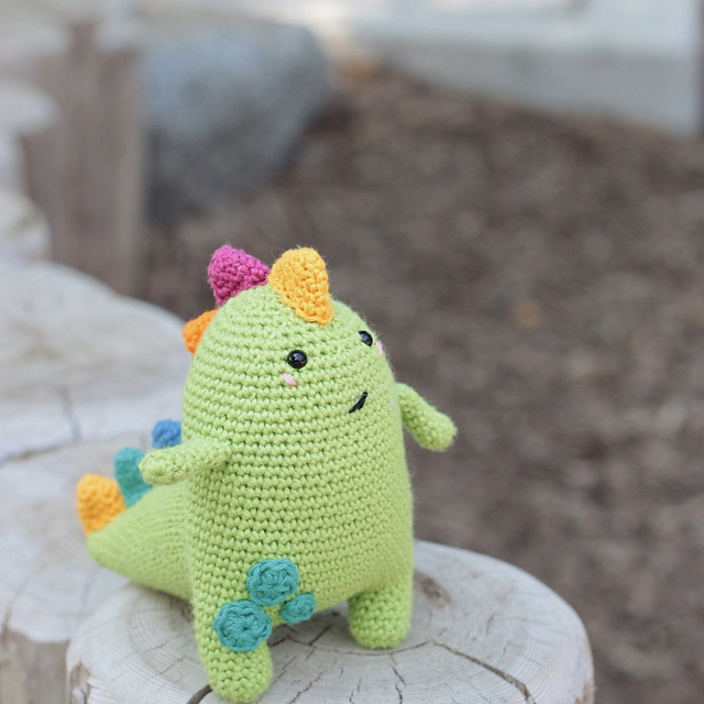 Ravelry: Pistachio the dinosaur pattern by Ezgi Tandogan