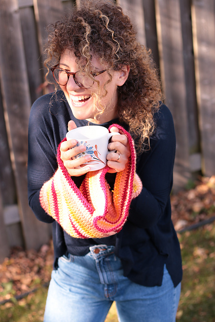 Crocheted vintage bell sleeve