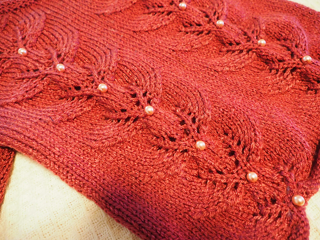Lace Pullover with beads