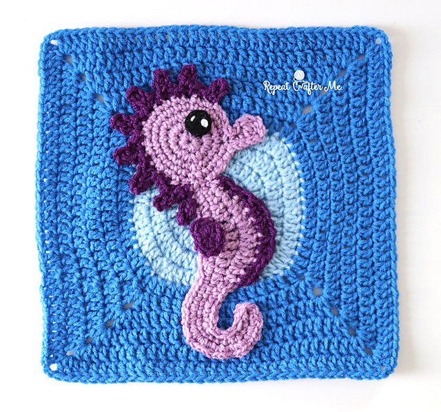 Crochet Seahorse – Under the Sea CAL
