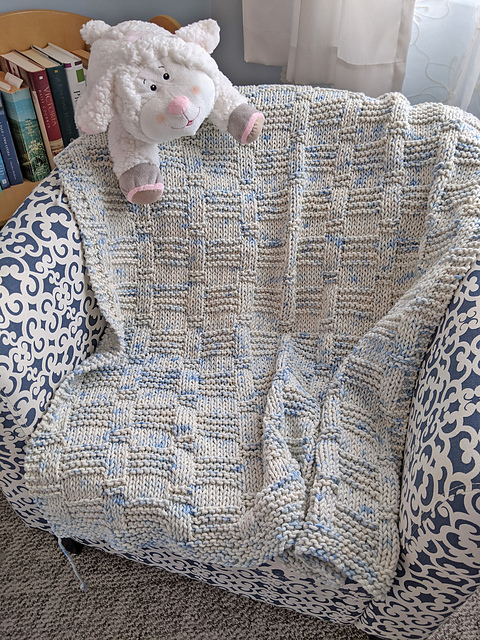 Woven Ribbons Baby Blanket