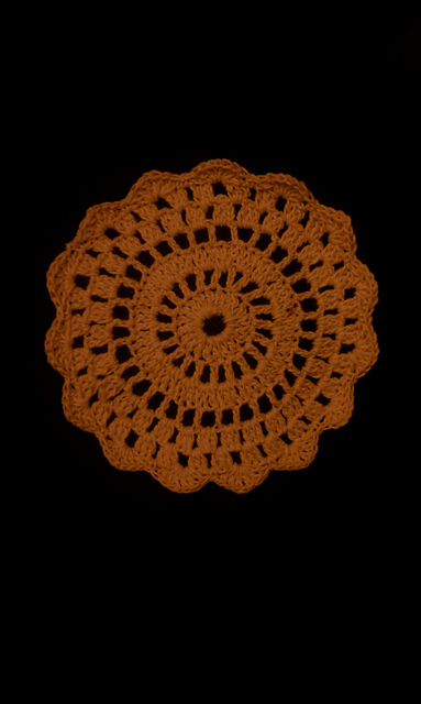 Rosy Coaster or Doily