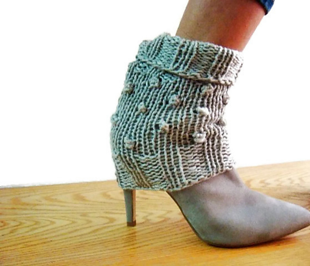 Knit Spats Ankle Cuffs