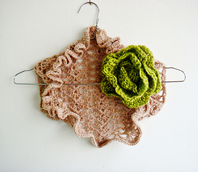 Girl Shrug with Flower 