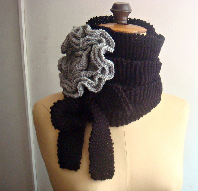 Knitted Obi Belt Wrap