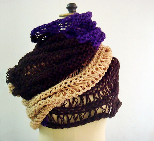 Long Lace Scarf in 3 colors