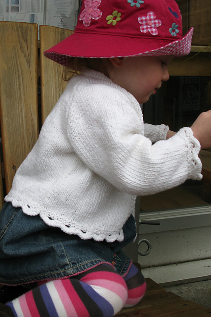 Design H - Scallop-edged Cardigans