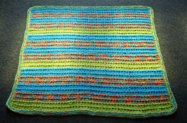 Striped Ridges Baby Blanket