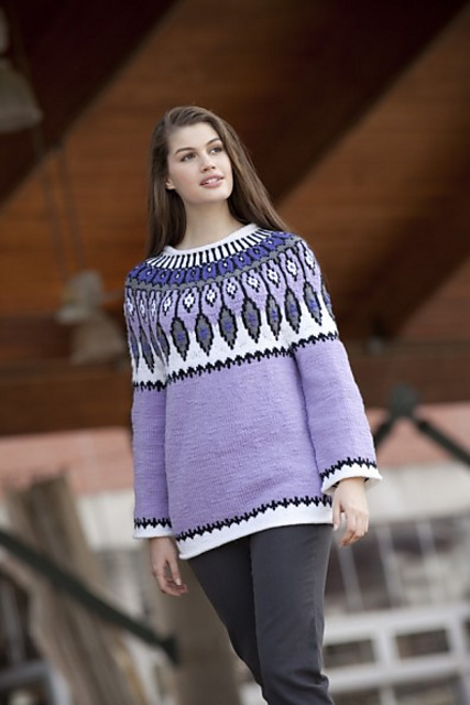 Peacock Feathers Pullover