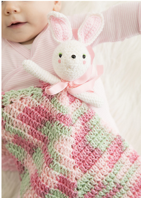 Hop Along Blanket with Bunny Topper