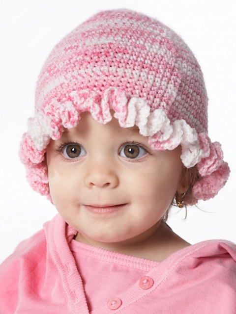 Ruffle Hat (crochet)