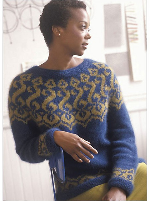 Moorish Patterned Pullover